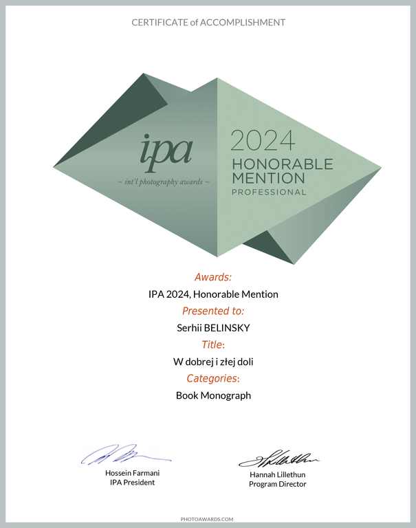 Diploma received in the IPA 2024 competition