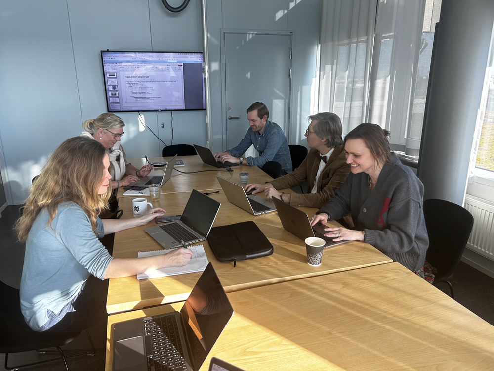 the University of Lodz representatives during the meeting