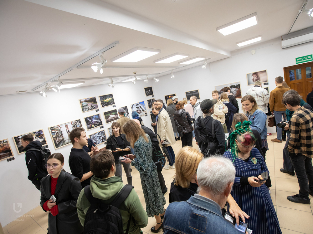 guests at the opening of the exhibition