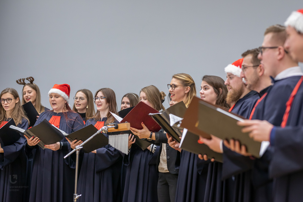 the choir during the Christmas concert