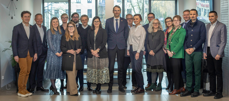 Members of the University of Lodz Council with the members of the Rector’s Board