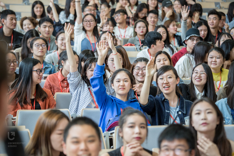 Studenci z Chin podczas szkoły letniej/Students from China during the summer school