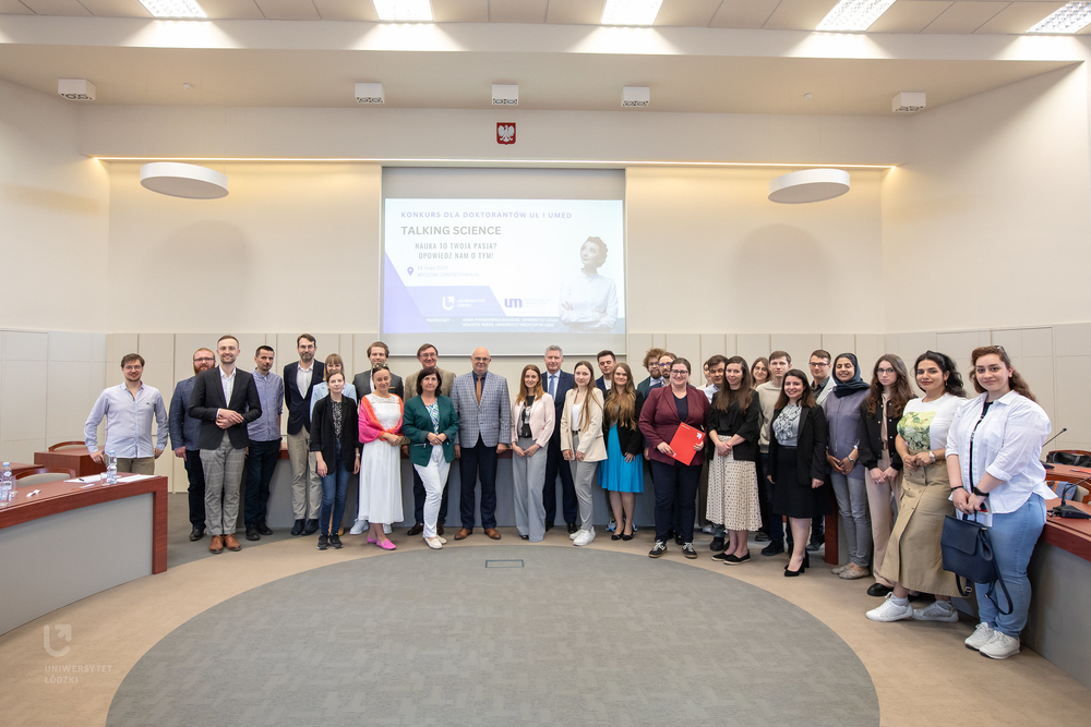 A group photo of the doctoral students