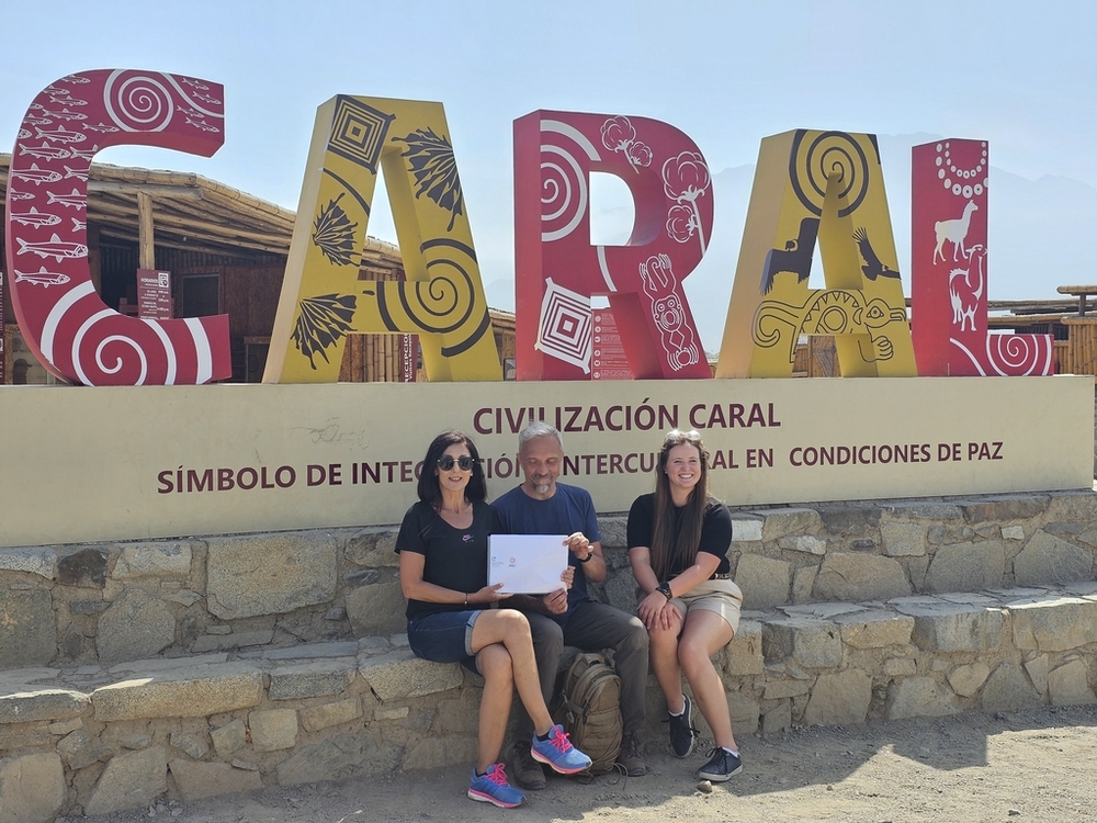 Participants of the expedition to Peru, from the left: Dr Beata Borowska, Dr hab. Marek Michalski, mgr Karina Woźniak