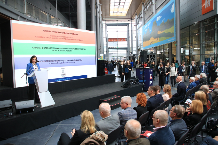 Interior of the Poznań Book Fair pavilion